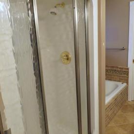 Chattaroy Master Bathroom Enclosed Shower Before 2